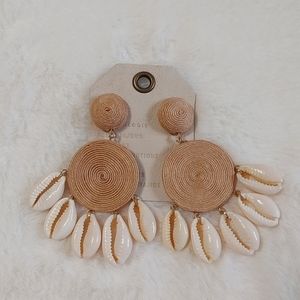 Anthropologie Circle Drop Earings